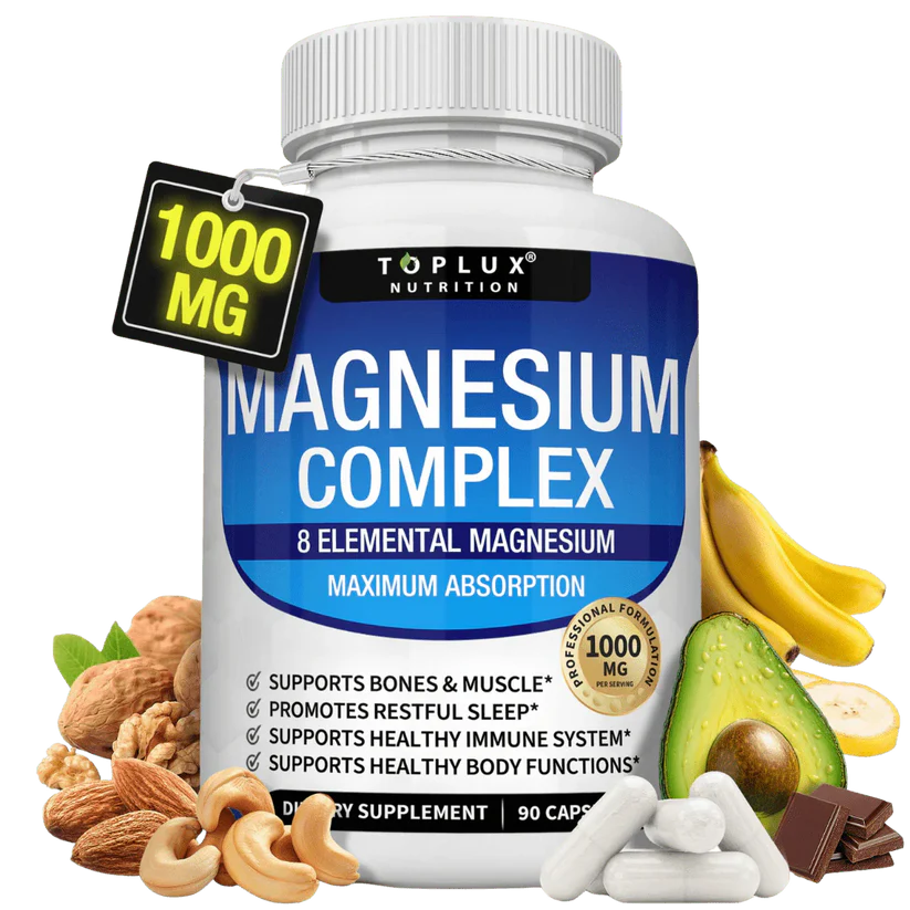 Magnesium Complex: 90 Capsulas (Dura 3 meses)