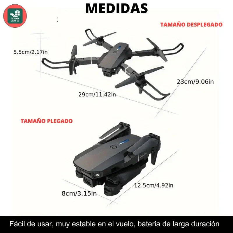 NUEVO DRONE W8 PRO MAX 2025 CON INTELIGENCIA ARTIFICIAL + ESTUCHE DE REGALO